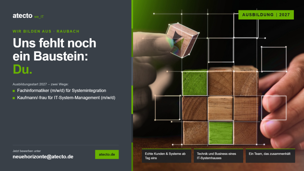 Ausbildung für 2027